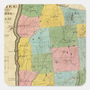 Dutchess, Putnam counties Square Sticker