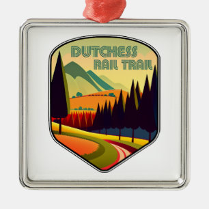 Dutchess Rail Trail Colours Metal Ornament