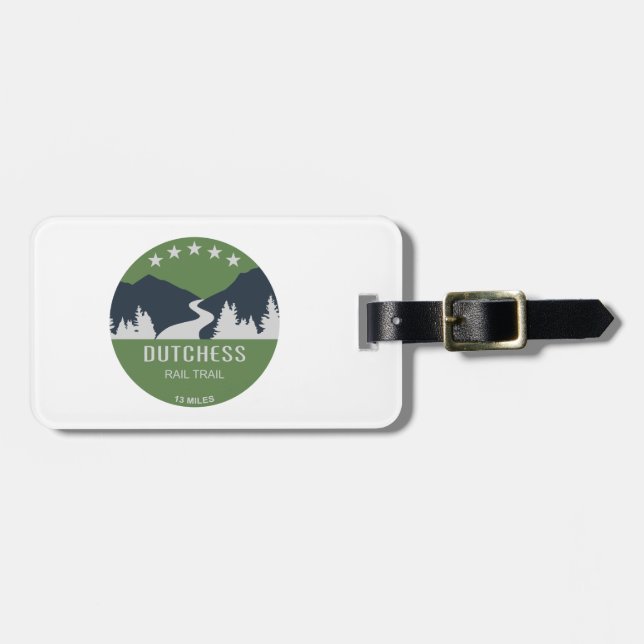 Dutchess Rail Trail Luggage Tag (Front Horizontal)