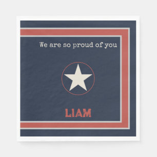 Duty Calls Military Send-Off Napkins
