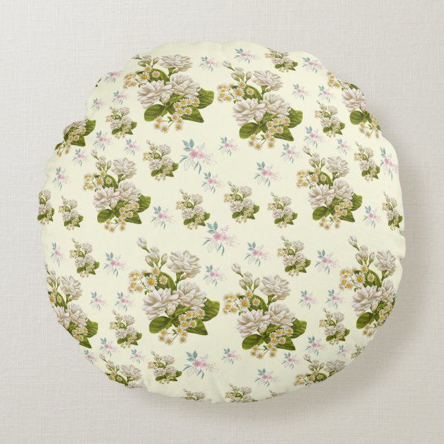 Duvet Cover Round Pillow (Front)