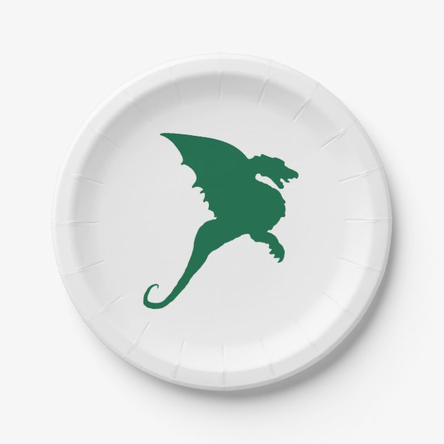 Duxbury Dragons - Duxbury MA. Paper Plate (Front)