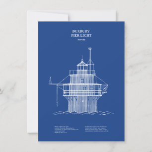 Duxbury Pier Light Lighthouse - Massachusetts – PD Card