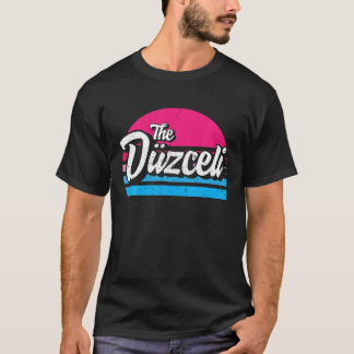 Düzce 81 Memleket Turkey Retro Gift Idea T-Shirt