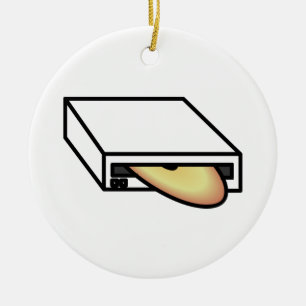 DVD Drive Ceramic Ornament