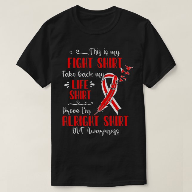 DVT Awareness My Fight  T-Shirt (Design Front)
