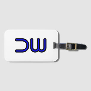 DW DEK-WORX Company Logo Luggage Tag