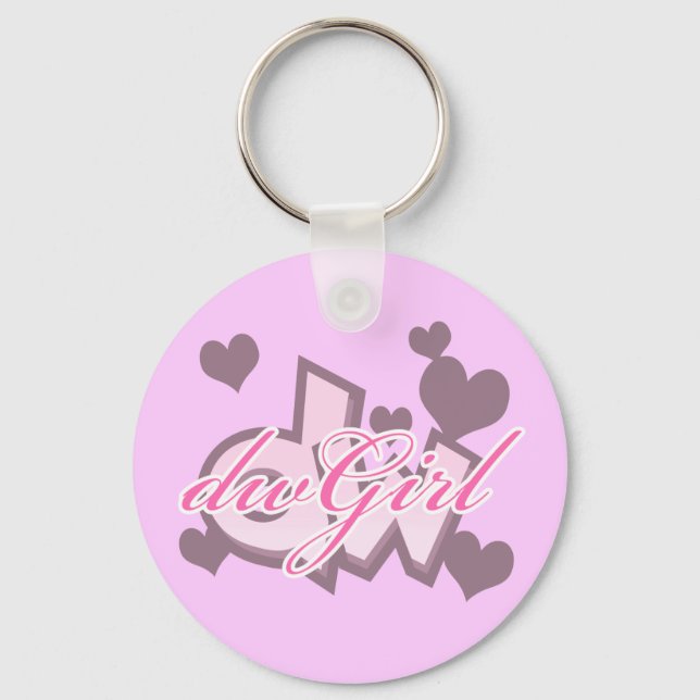 DW Girl Keychain (Front)