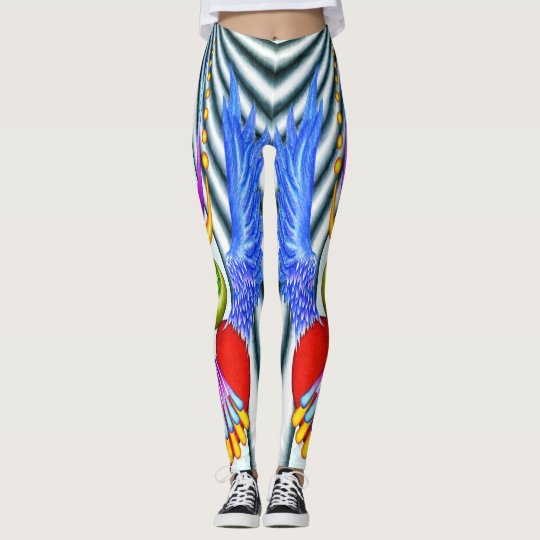 Dwainizms Graphic "Heart Wings" Custom Leggings