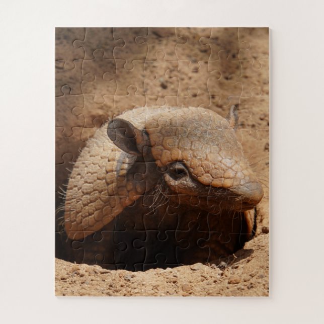 Dwarf Armadillo Saying Hello Jigsaw Puzzle (Vertical)