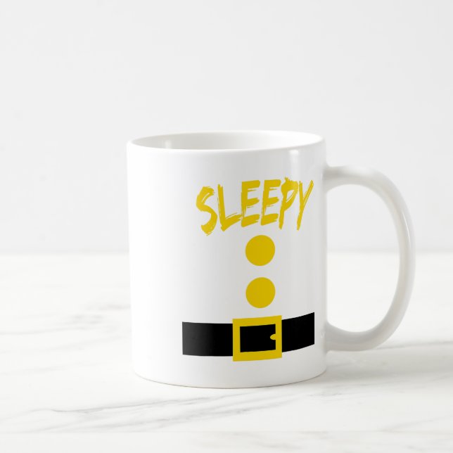 Dwarf Costume - Fun Halloween Gift Idea - Sleepy  Coffee Mug (Right)