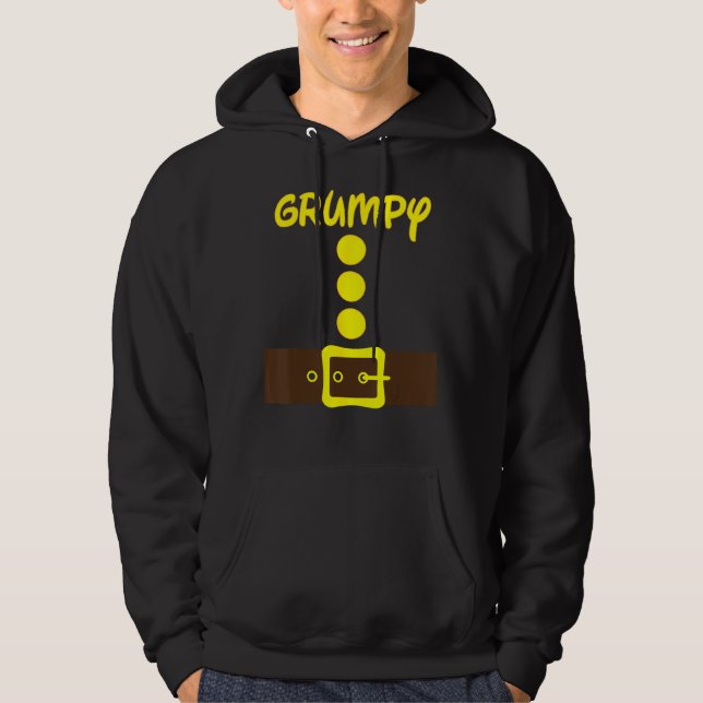 Dwarf Easy Halloween Group Matching Costume Men Wo Hoodie (Front)