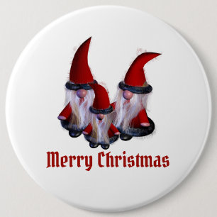 Dwarf family Christmas 6 Inch Round Button