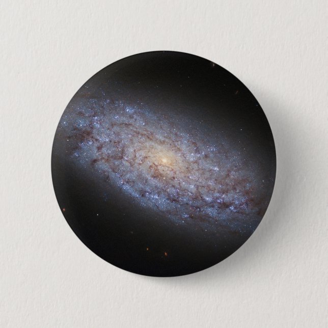 Dwarf Galaxy Ngc 5949. 2 Inch Round Button (Front)
