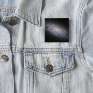 Dwarf Galaxy Ngc 5949. 2 Inch Square Button