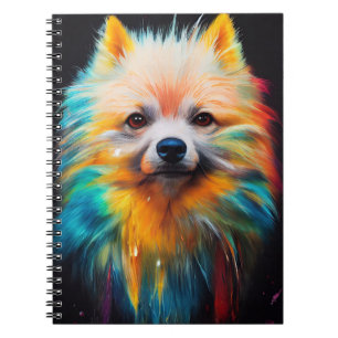 Dwarf German Spitz Dog Pet Cute Adorable Animal Notebook