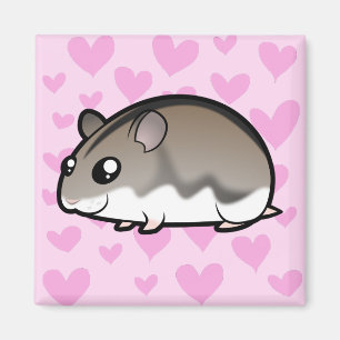 Dwarf Hamster Love Magnet