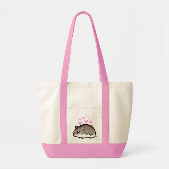 Dwarf Hamster Love Tote Bag (Front)