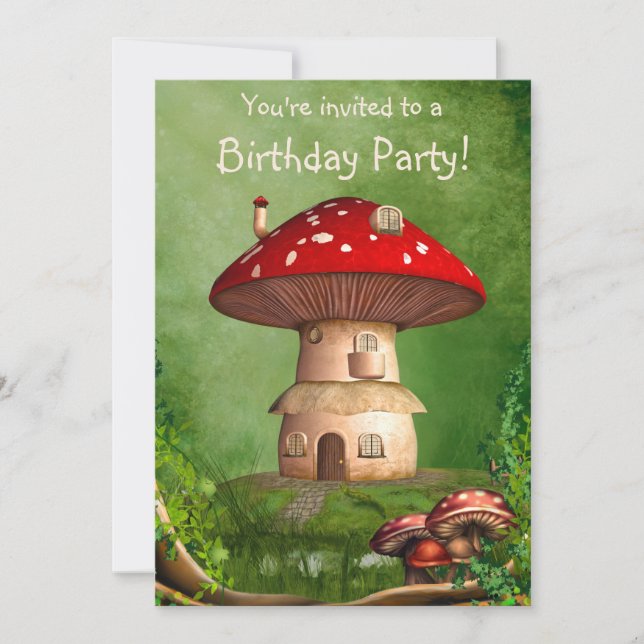 Dwarf Land Invitation (Front)