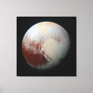 Dwarf Planet Pluto Canvas Print