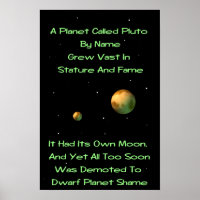 Dwarf Planet Pluto Limerick