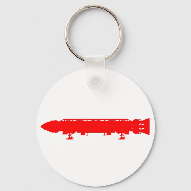 Dwarf Ship Keychain (Front)