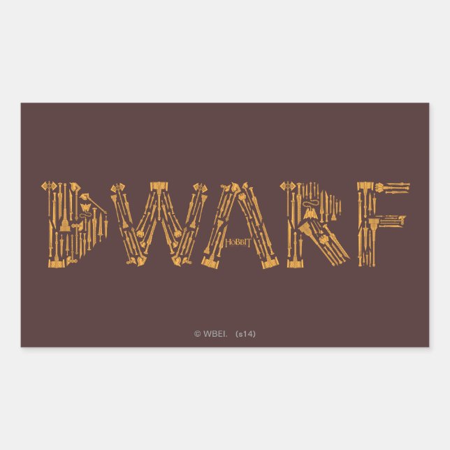 Dwarf Weapons Collage Sticker (Front)