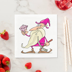 Dwarf With A Diamond Napkin