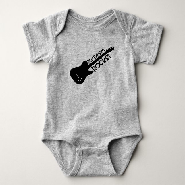 Dwarfism Rocks Infant Bodysuit (Front)