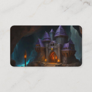 Dwarven Castle of the Blacksmith's Forge Bookmark Business Card