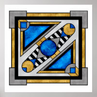 Dwarven Chest - Art Deco Fantasty Abstract