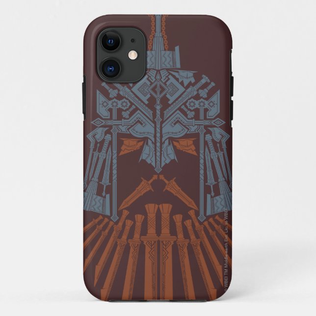 Dwarven Weapons Helmet Icon Case-Mate iPhone Case (Back)