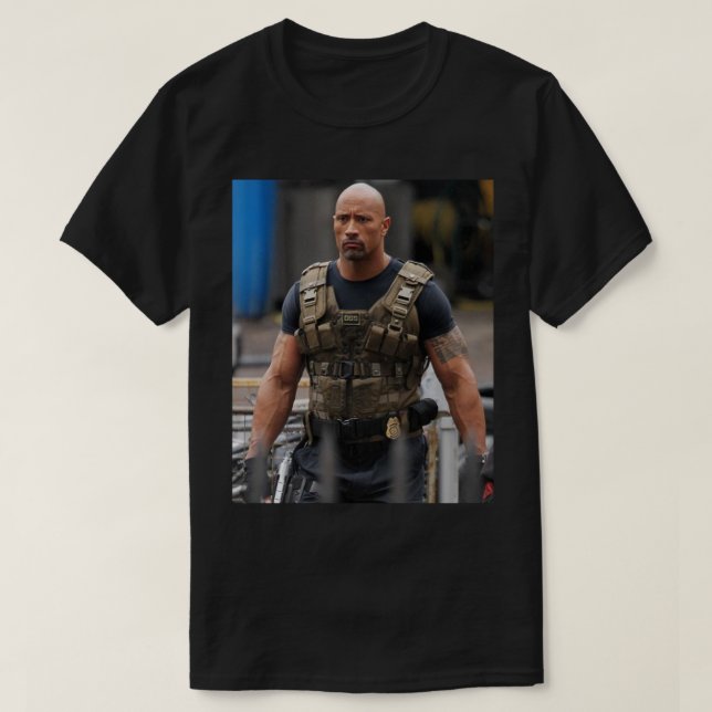 dwayne johnson T-shirt classique (Design devant)