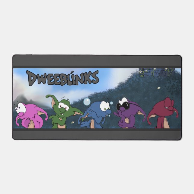 Dweeblinks | Kids Desk Mat (Front)