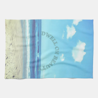 Dwell on Beauty beach scene Kitchen Towel