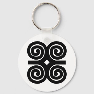 Dwennimmen - Strength and Humility Adinkra Symbol Keychain