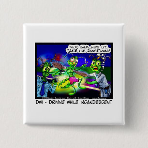 DWI Firefly Funny Gifts Tees & Collectibles 2 Inch Square Button
