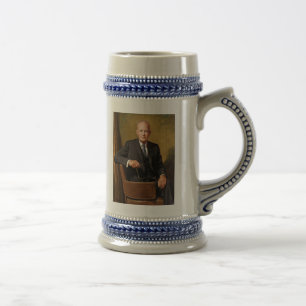 Dwight D Eisenhower Official Presidential Portrait Beer Stein