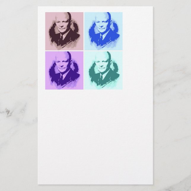 Dwight D Eisenhower Pop Art (Front)