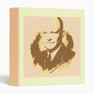 Dwight D Eisenhower Pop Art Binder