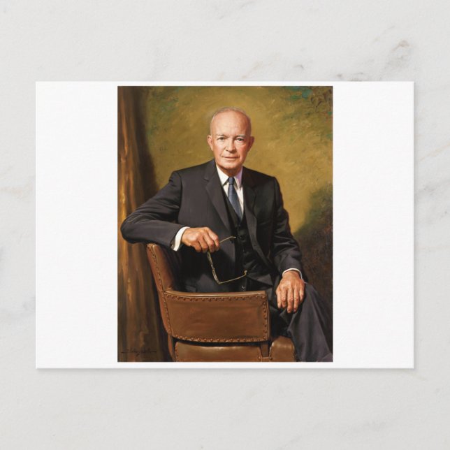 Dwight Eisenhower Postcard (Front)