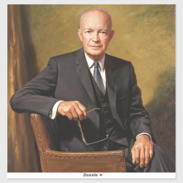 Dwight Eisenhower President White House Portrait   (Sheet)