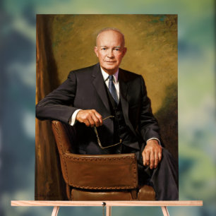 Dwight Eisenhower President White House Portrait   Acrylic Sign