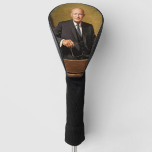 Dwight Eisenhower President White House Portrait   Golf Head Cover