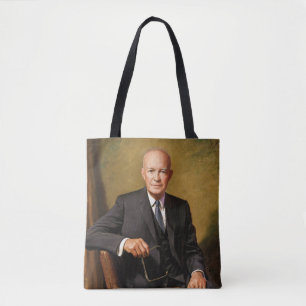 Dwight Eisenhower President White House Portrait   Tote Bag
