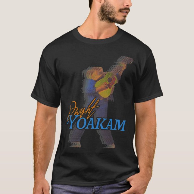 Dwight Yoakam 80s Styled Retro T-Shirt (Front)