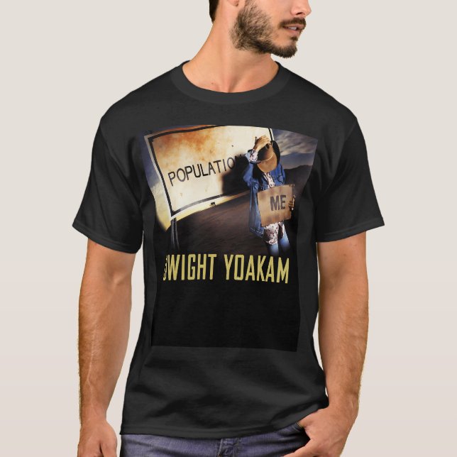 Dwight Yoakam 80s Styled Retro T-Shirt (Front)