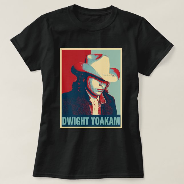 Dwight Yoakam Retro Hope Style Gift For Fans.png T-Shirt (Design Front)
