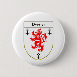 Dwyer Coat of Arms/Family Crest 2 Inch Round Button