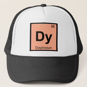 Dy - Dysprosium Chemistry Periodic Table Symbol Trucker Hat